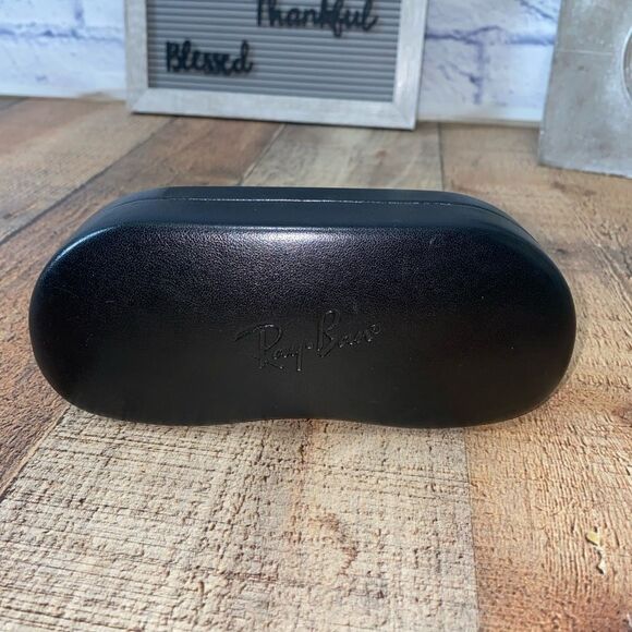 Ray ban hard shell sunglasses case black w dust cloth - Picture 6 of 8